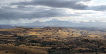 armenische Hochebene mit Ararat