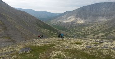 Wanderung durch die Khibini Berge in Nordrussland