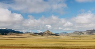 Mongolei Weite Steppe